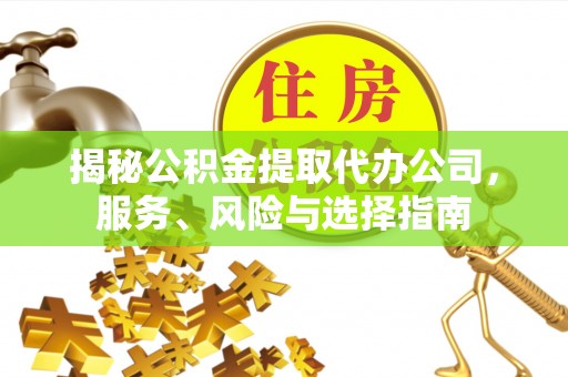 方城揭秘公积金提取代办公司，服务、风险与选择指南