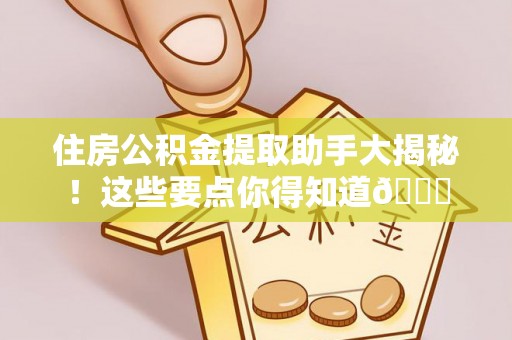 方城住房公积金提取助手大揭秘！这些要点你得知道😎